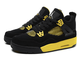 Nike Air Jordan 4 Retro Noir Jaune (Черные с желтым)