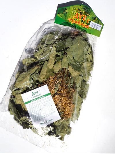 Веник дуб кавказский с травами