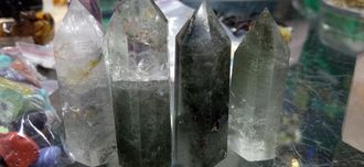 Кристалл кварц с хлоритом4.5-5 см  450-580