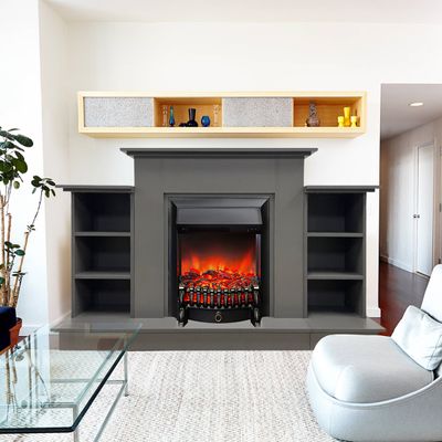 Электрокамин Лорд Премиум GR с очагом Fobos