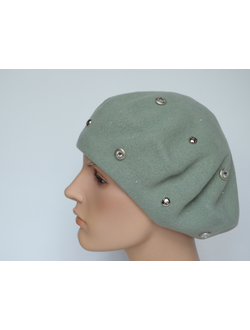 Берет Vizio Италия 3633 BL мятный фетровый