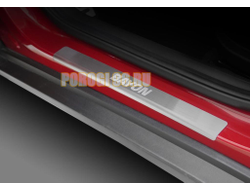 Накладки порогов RIVAL (4 шт.) Hyundai Bayon 2021-