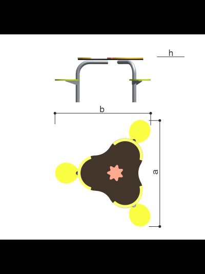 Стол "Кувшинка" Romana 057.54.00 (фанера)