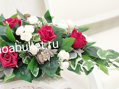 Композиция из искусственных цветов Анталия № КП014