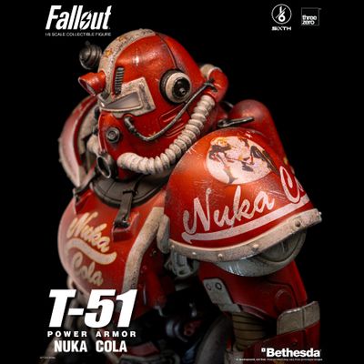 Силовая броня Т-51 "Нюка-Кола" (серия Fallout) - Коллекционная фигурка 1/6 Fallout T-51 Nuka Cola Power Armor (3Z07730W0) - Threezero