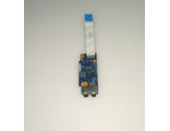 Плата аудио разъемов+ CARD Reader со шлейфом для ноутбука Samsung NP355V4C/NP355V5C/NP350V5C (QCLA4 LS-8864P)