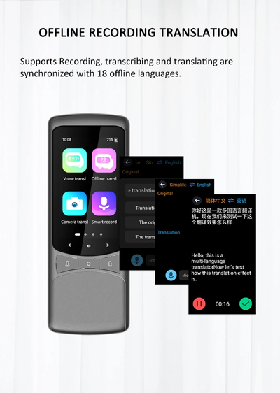 Карманный переводчик (офлайн и онлайн)  4G Translator Z3
