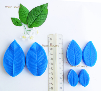 "Лист черемухи" Силиконовый молд (вайнер)