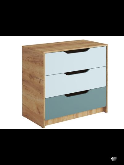 Rich КМ-001 Дуб Крафт золотой - Мята/Сумеречный голубой