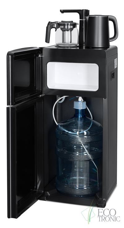 Кулер с чайным столиком Тиабар Ecotronic TB18-LE black