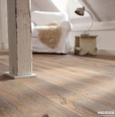 Паркетная доска Meister Дуб Витал Миттеральм 8840  в интерьере