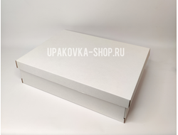 Коробка с отдельной крышкой 300*400*100 мм БЕЛЫЙ