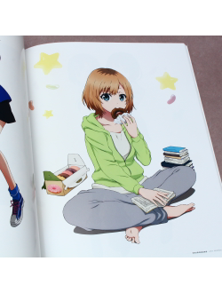 Оригинальный Арт Бук SHIROBAKO ARTWORKS (Белый ящик)