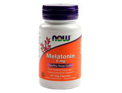 (Now) Melatonin 5 мг - (60 капс)
