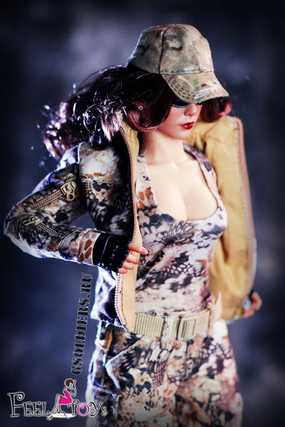 КОМПЛЕКТ ЭКИПИРОВКИ 1/6 Female Commando Viper Camo Set (FT003) - FeelToys (БЕЗ ТЕЛА И ГОЛОВЫ)