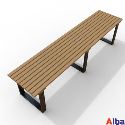 Скамейка парковая без спинки банкетка