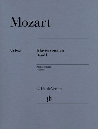 Моцарт. Сонаты для фортепиано, I том (№1-9)