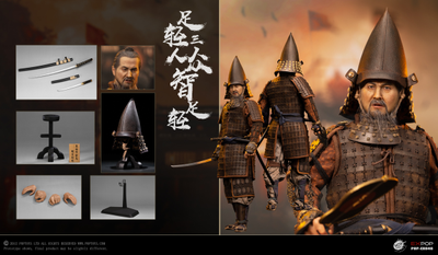 Воин клана Кацумото с веером ("Последний самурай") - КОЛЛЕКЦИОННАЯ ФИГУРКА 1/6 scale Ashigaru Trio Second Bomb Zhi Ashigaru (EX046) - POPTOYS