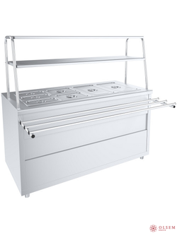 Мармит 2-х блюд 7 гастр. Лира-Профи Эко МЭП-2Б/ЛПЭ-1500