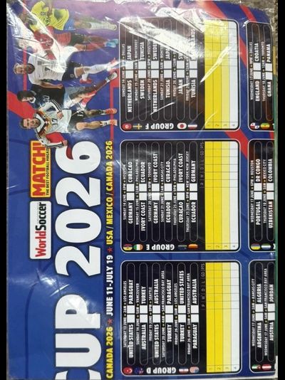 World Soccer Magazine World Cup 2026 Special + Плакат-турнирная таблица