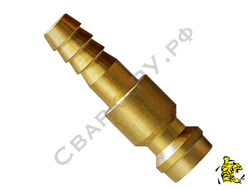 Быстросъёмный ниппель со штуцером ПТК ф6мм