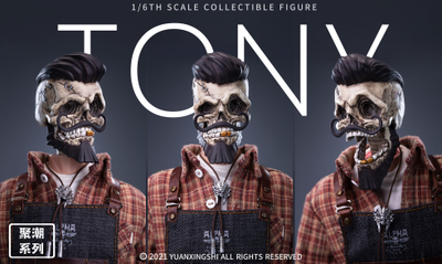 Барбер Тони - Коллекционная ФИГУРКА 1/6 Gathering Trend Series FirstRound Oil head Barber Tony (JC-001) - YUANXINGSHI