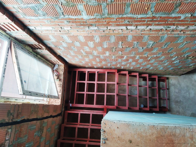 мк №5. металлокаркас грунтованный. двойной косоур под зашивку (лазерная резка)