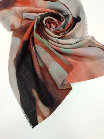 Павловопосадский палантин 10170-4