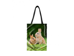 Сумка-шоппер  вертикальная год Кролика №30