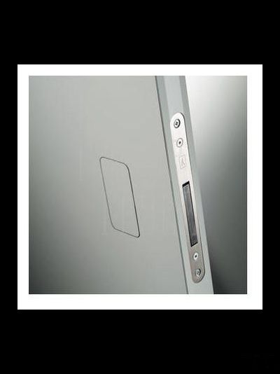 Магнитный замок B-NOHA MINI под фиксатор с отв.планкой 190 мм, матовый хром