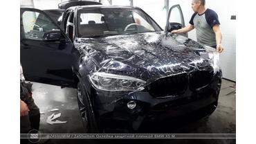 Оклейка защитной пленкой BMW X5 M