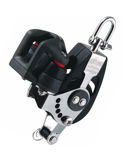 СТОПОРНЫЙ ВЕРТЛЮЖНЫЙ ОДНОШКИВНЫЙ  ДВУХОБУШКОВЫЙ СТОПОРНЫЙ БЛОК С КУЛАЧКОВЫМ СТОПОРОМ ALLEN BROTHERS A2242, 5-6 ММ, 150-400 КГ, D 40