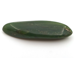 Нефрит, галтовка, Россия, Бурятия (47*15*7 мм, 10 г) №28154