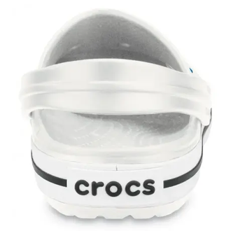 Crocs crocband off white discount