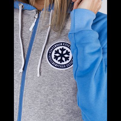 Толстовка женская ХК &quot;СИБИРЬ&quot; (р.52) 020116