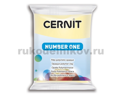 полимерная глина Cernit Number One, цвет-vanilla 730 (ваниль), вес-56 грамм