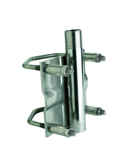 Крепление антенны Glomex V9171 на трубу Ø22-80мм резьба 1"x1/4 из нержавеющей стали