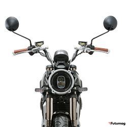 Электромотоцикл WHITE SIBERIA Super Soco TC Черный