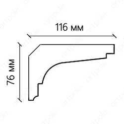 Карниз гладкий SKT47