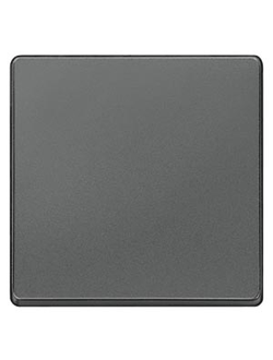 5TG6221 DELTA I-SYSTEM ЧЕРНЫЙ МЕТАЛЛИК ВЫКЛЮЧАТЕЛЬ 1 КЛАВИША С НУЛЕВЫМ ПРОВОДНИКОМ 55X55MM