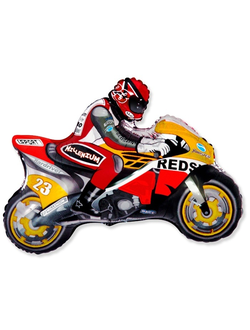 Мотоцикл оранжевый (79 см)