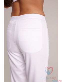 Брюки DR.SUPER "Stars" белые