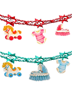 Гирлянда "Новорожденная", "Новорожденный", 2 м