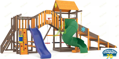 Всесезонная площадка IgraGrad С Мостик 1 с трубой SF2