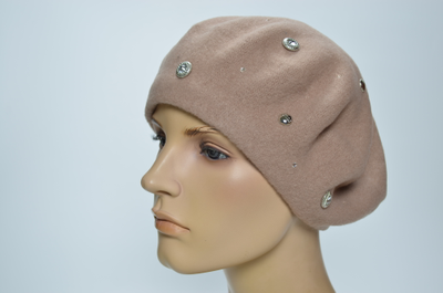 Vizio берет Италия 3633 светло коричневый