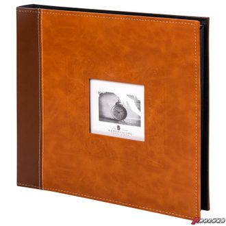 Фотоальбом BRAUBERG «Camel» на 500 фото 10×15 см, под гладкую кожу, коричневый. 391178