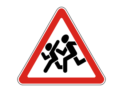 Знак дорожный 1.23 Дети