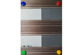 зебра ДАКОТА 2870 коричневый (цен.кат. 2)