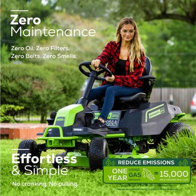 Трактор газонокосилка Greenworks Crossover T GC82LT107