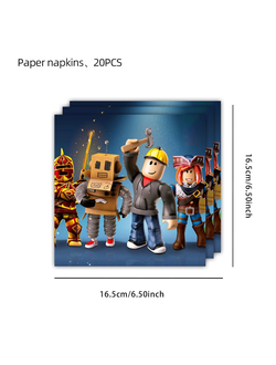 Салфетки Роблокс 20 шт